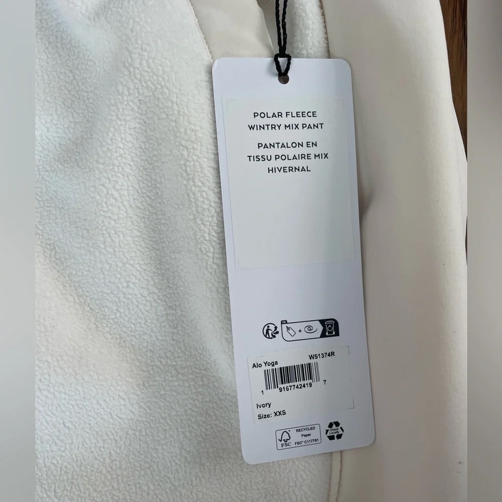 ALO Yoga Polar Fleece Winter Mix Pant - Picture 6 of 11